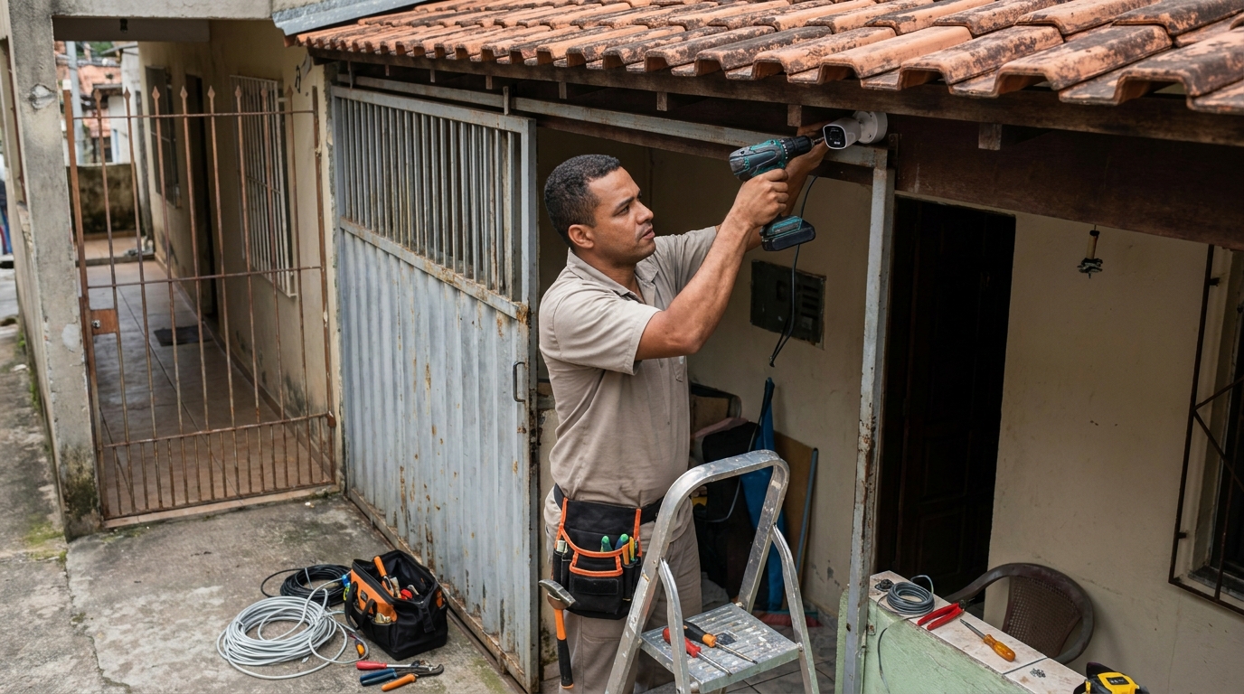 Instalação de Câmeras de Segurança perto de mim em Atibaia‑SP