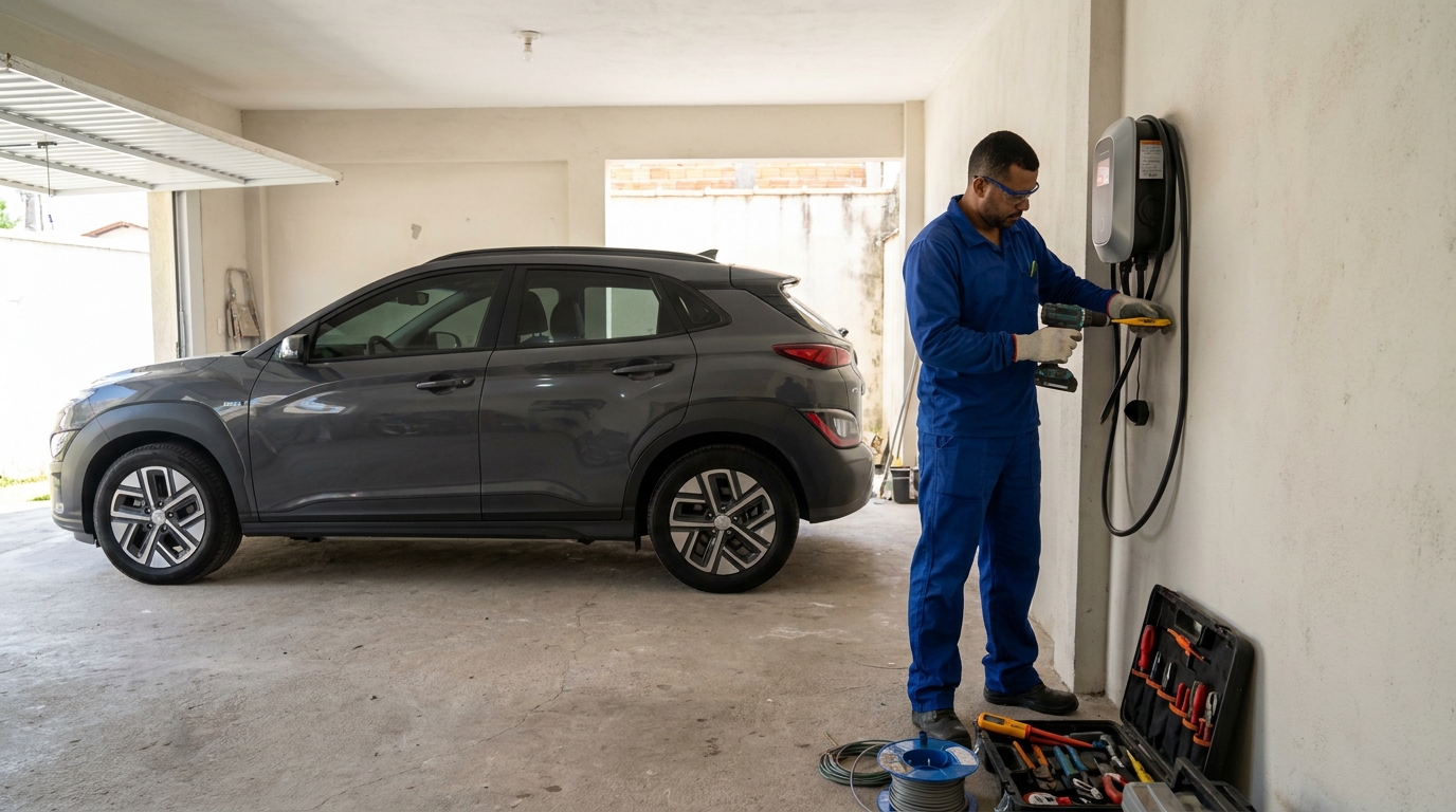 Instalação de Carregador de Carro Elétrico perto de mim em Atibaia‑SP